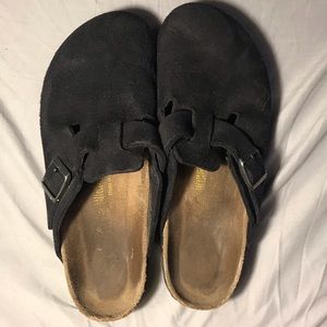 Black Birkenstock clogs